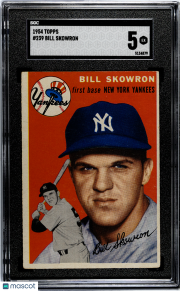 1954 Topps Bill Skowron #239 SGC 5