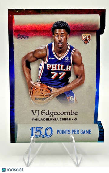 2025-26 Topps Holiday Vj Edgecombe #ML-3 [Base] Rookie Insert