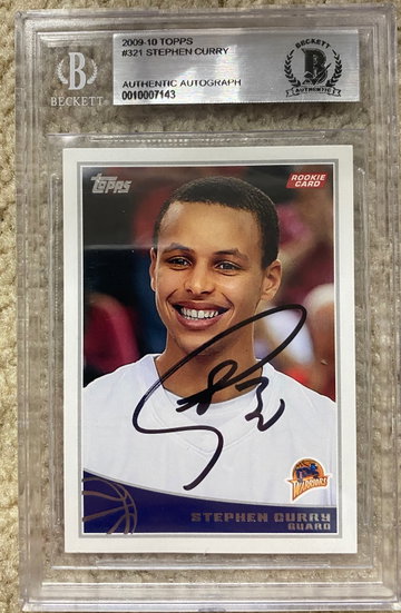 Steph Curry rookie auto 