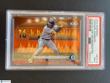 2024 Bowman Termarr Johnson #BTP16 Chrome PSA 9