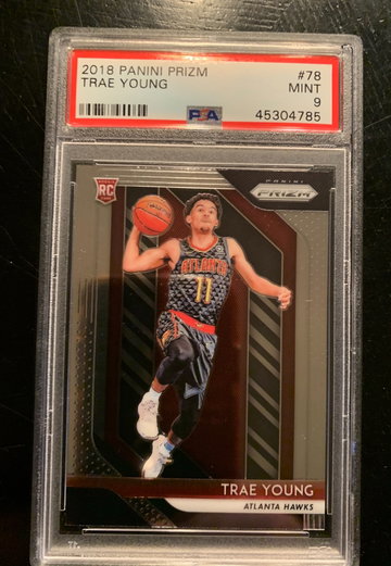 2018 Prizm Trae Young PSA 9