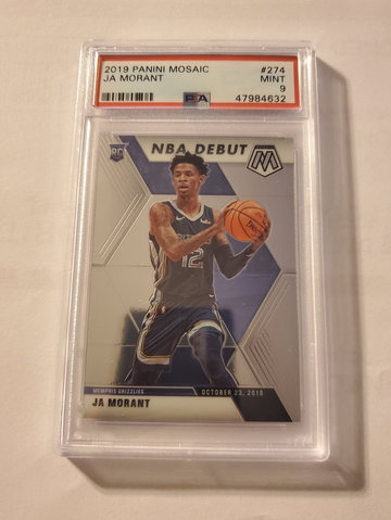 Ja Morant 2019 Mosaic #274 PSA 9