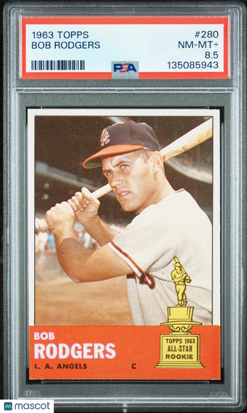 1963 Topps Bob Rodgers #280 PSA 8.5