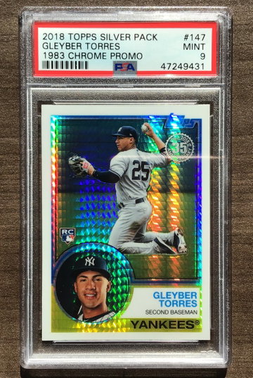 2018 Topps Update Gleyber Torres Silver Pack Chrome