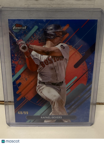 2025 Finest Rafael Devers #262 Blue SN