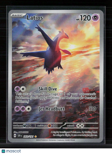 2024 Surging Sparks Latios Holo Secret Rare #203/191