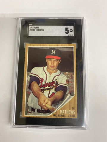 1962 Topps #30 Ed Mathews 
