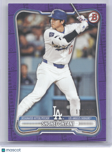 2026 Bowman Shohei Ohtani #52 Purple 117/250