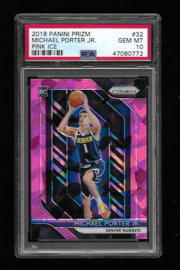 2018 PRIZM MICHAEL PORTER JR PINK ICE