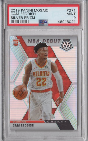  2019 Panini Mosaic Cam Reddish Silver Prizm PSA 9