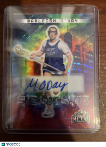 2024 Leaf Metal Women of Sport - Autographs - Tie-Dye Mojo Marleigh O’Day #SGG-MOD Tie-Dye