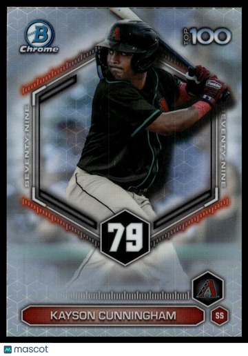 2026 Bowman Kayson Cunningham #BTP-79 Bowman Scouts' Top 100