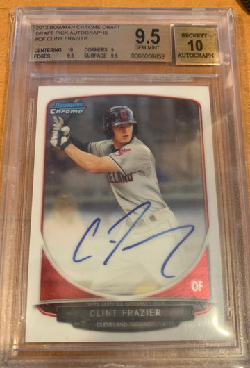 Clint Frazier 2013 Bowman Chrome Auto
