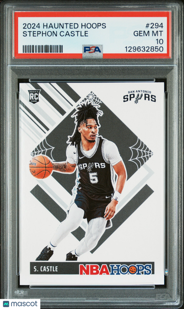 2024 Panini Haunted Hoops Stephon Castle #294 Rookie PSA 10