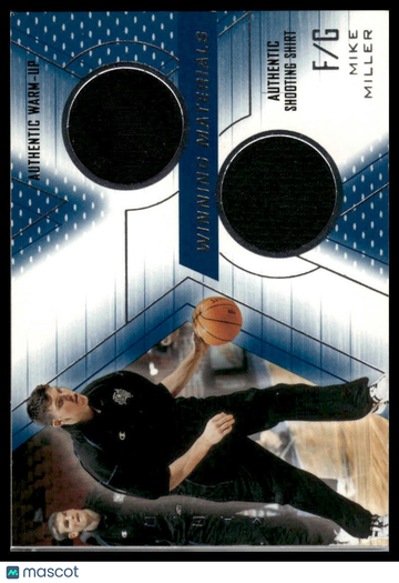 2001-02 SPx Mike Miller #MM Winning Materials MEM
