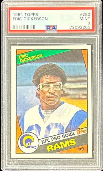 1984 Topps Eric Dickerson Rookie #280 PSA 9