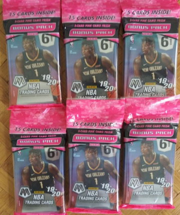 2019-20 Mosaic 6x Cello pack lot