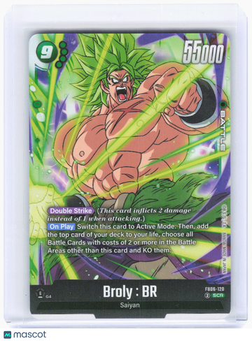 Rivals Clash Broly Foil Secret Rare #FB06-120