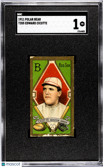 1911 Polar Bear (T205) Edward Cicotte SGC 1
