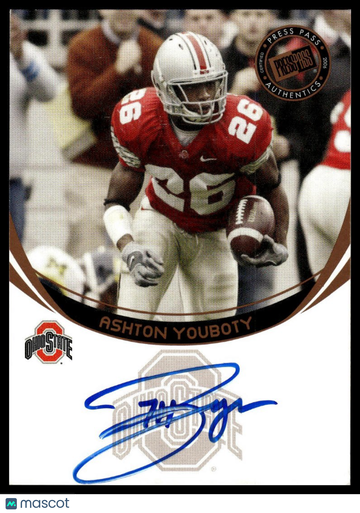 2006 Press Pass Ashton Youboty #NNO Autographs Bronze AU