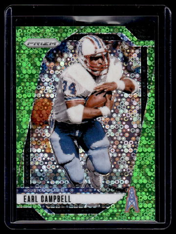 2024 Panini Prizm Green Earl Campbell #297 /10