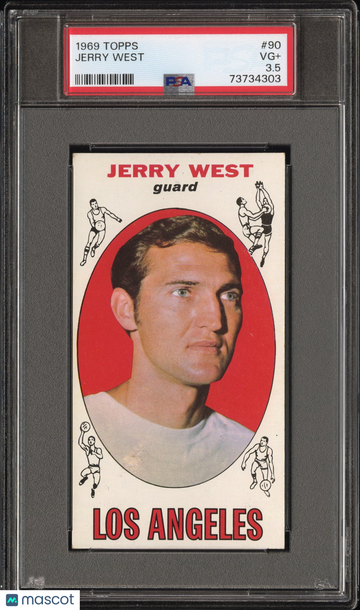 1969 Topps Jerry West #90 PSA 3.5