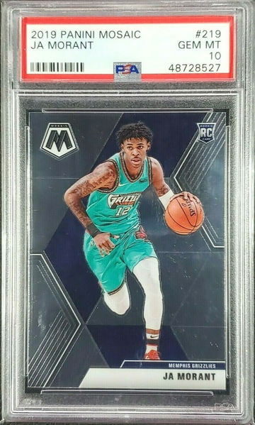 2019 Ja Morant Mosaic RC PSA 10