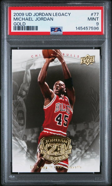 2009 Upper Deck Jordan Legacy Hof Michael Jordan #77 PSA 9