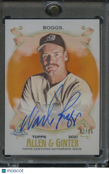 2021 Wade Boggs Orange Topps