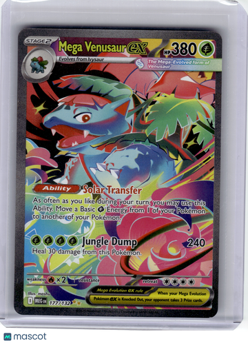 ME01: Mega Evolution Mega Venusaur EX Holo Special Illustration Rare #177/132