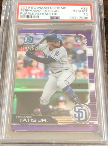 Fernando Tatis Jr Purple Refractor /250