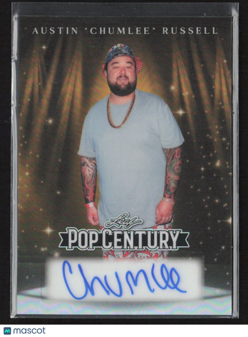 2026 Leaf Pop Century Austin 'Chumlee' Russell 1/1 #BA-AR2