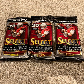 3 Panini 2021 Select Football Hanger Packs
