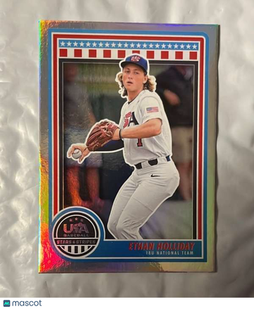 2025 Panini - Stars and Stripes USA Baseball - Stars Ethan Holliday #14