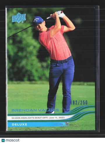 2026 Upper Deck Golf Deluxe Brendan Valdes #94 /250