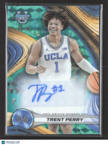 2025 Topps Bowman University's Best Basketball Trent Perry #B24-TP /15