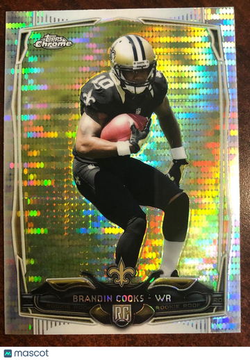 BRANDIN COOKS 2014 Topps Chrome PULSAR REFRACTOR Rookie Card #149 RC Cowboys