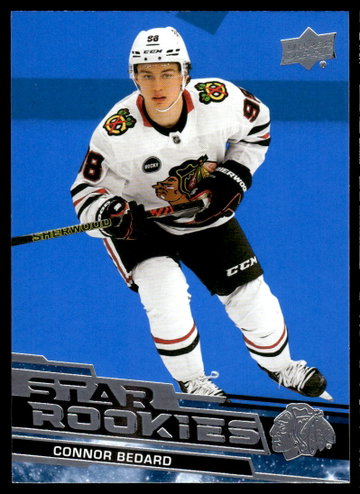 2023 Upper Deck Star Rookies 1 Connor Bedard Star Rookies Rookie Chicago