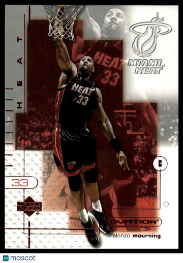 2001-02 Upper Deck Ovation Alonzo Mourning #45