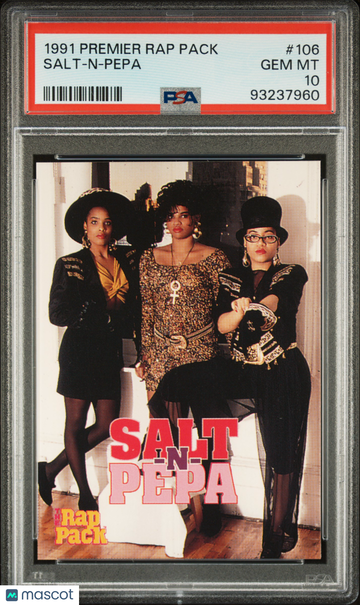 1991 Premier Rap Pack Salt-N-Pepa #106 PSA 10