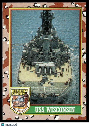 1991 Desert Storm USS Wisconsin #60