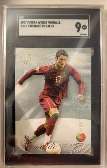 Cristiano Ronaldo 2007 Futera World Football #116 SGC 9