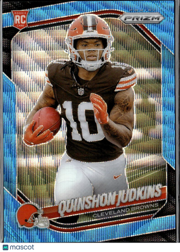Quinshon Judkins 2025 Panini Prizm Football RC Blue Cleveland Browns