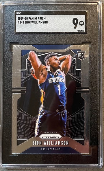 2019-20 Prizm Zion Williamson SGC 9