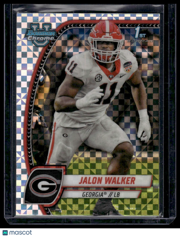 2024 Bowman University Chrome Jalon Walker #89 X-Fractor