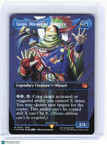 Magic: The Gathering FINAL FANTASY Gogo, Master of Mimicry Borderless Surge Foil Mythic Trading Card #522
