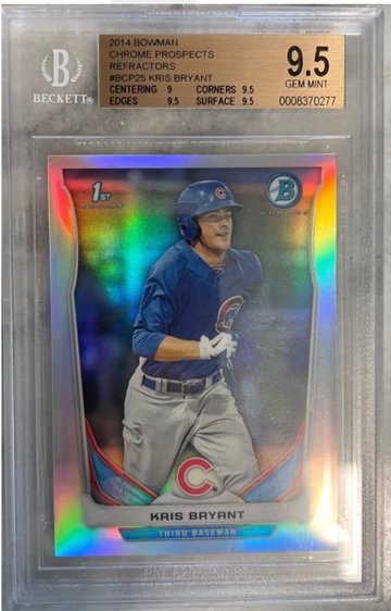 Kris Bryant Bowman Chrome Prospects refractor