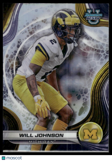 2024 Bowman University Best Will Johnson #35 Refractor
