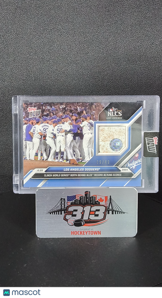 2024 Topps Now Los Angeles Dodgers #861C /49 Game-Used Base Trading Card
