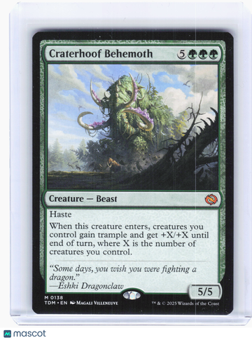 Tarkir: Dragonstorm Craterhoof Behemoth Nonfoil Mythic #138